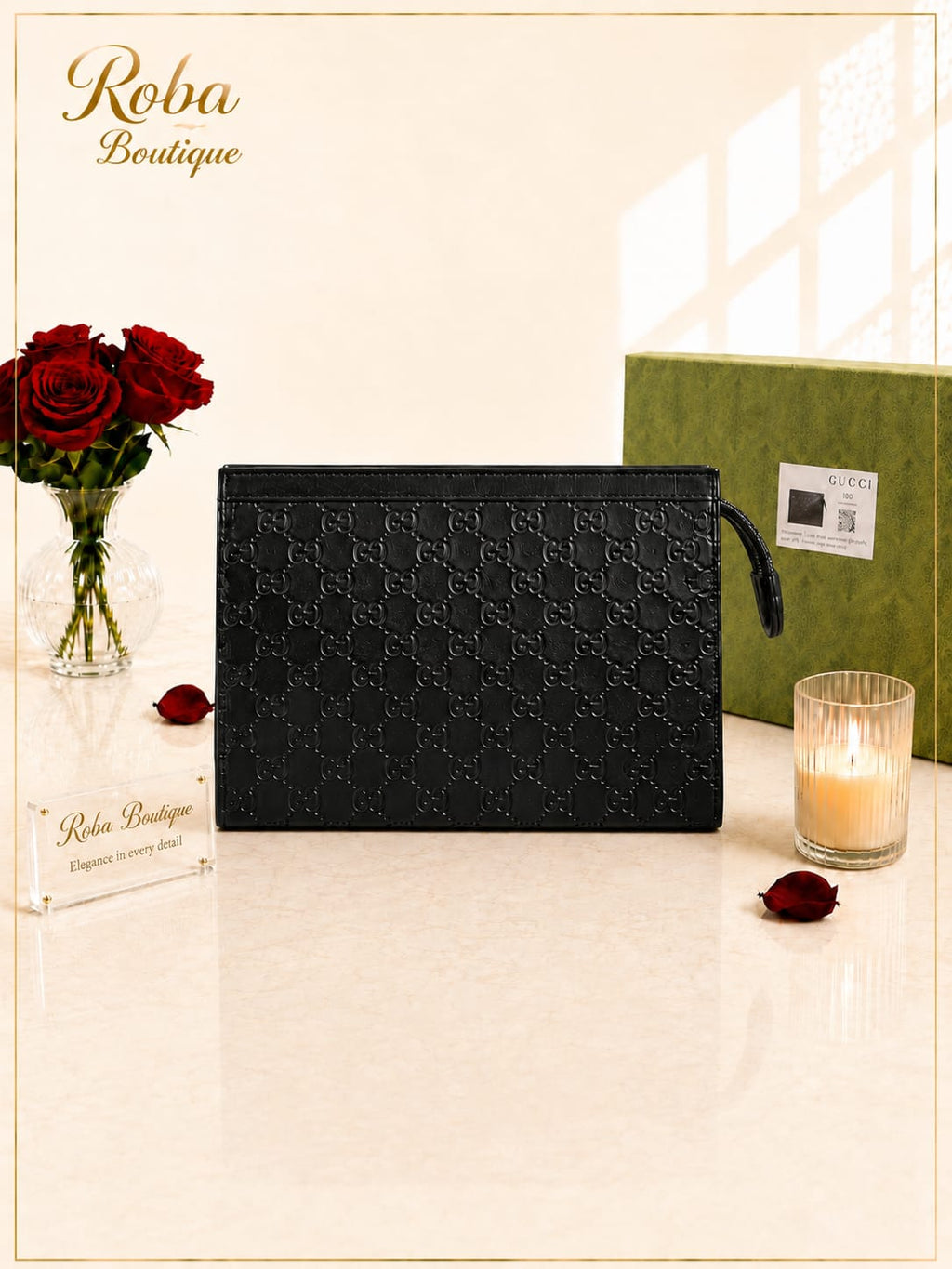 Gucci GG Emblem Pouch