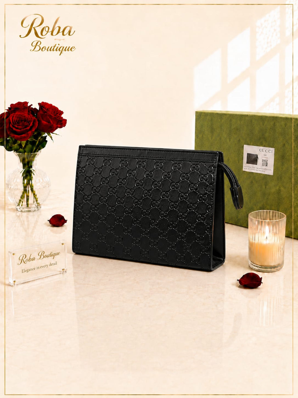 Gucci GG Emblem Pouch