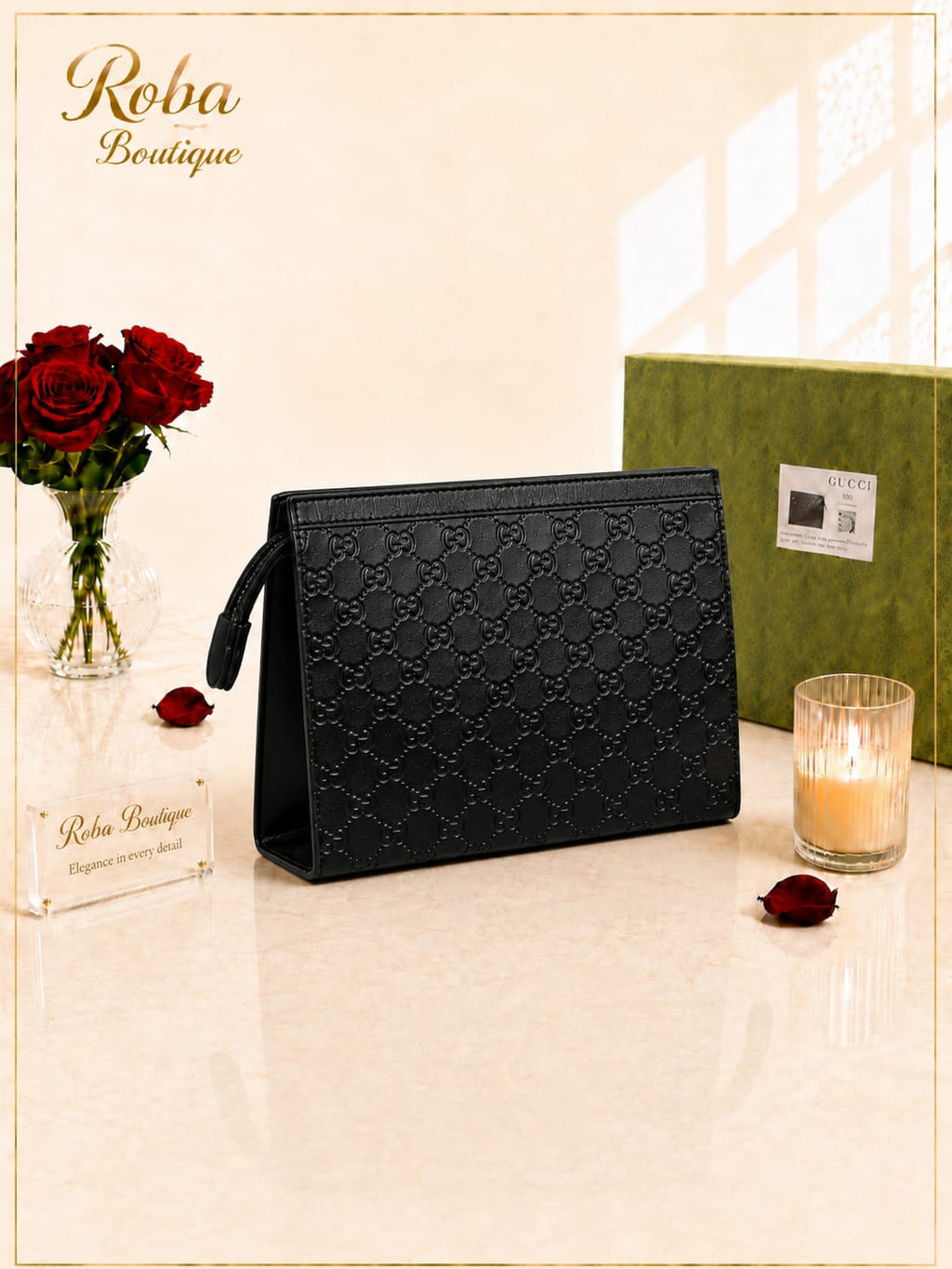 Gucci GG Emblem Pouch