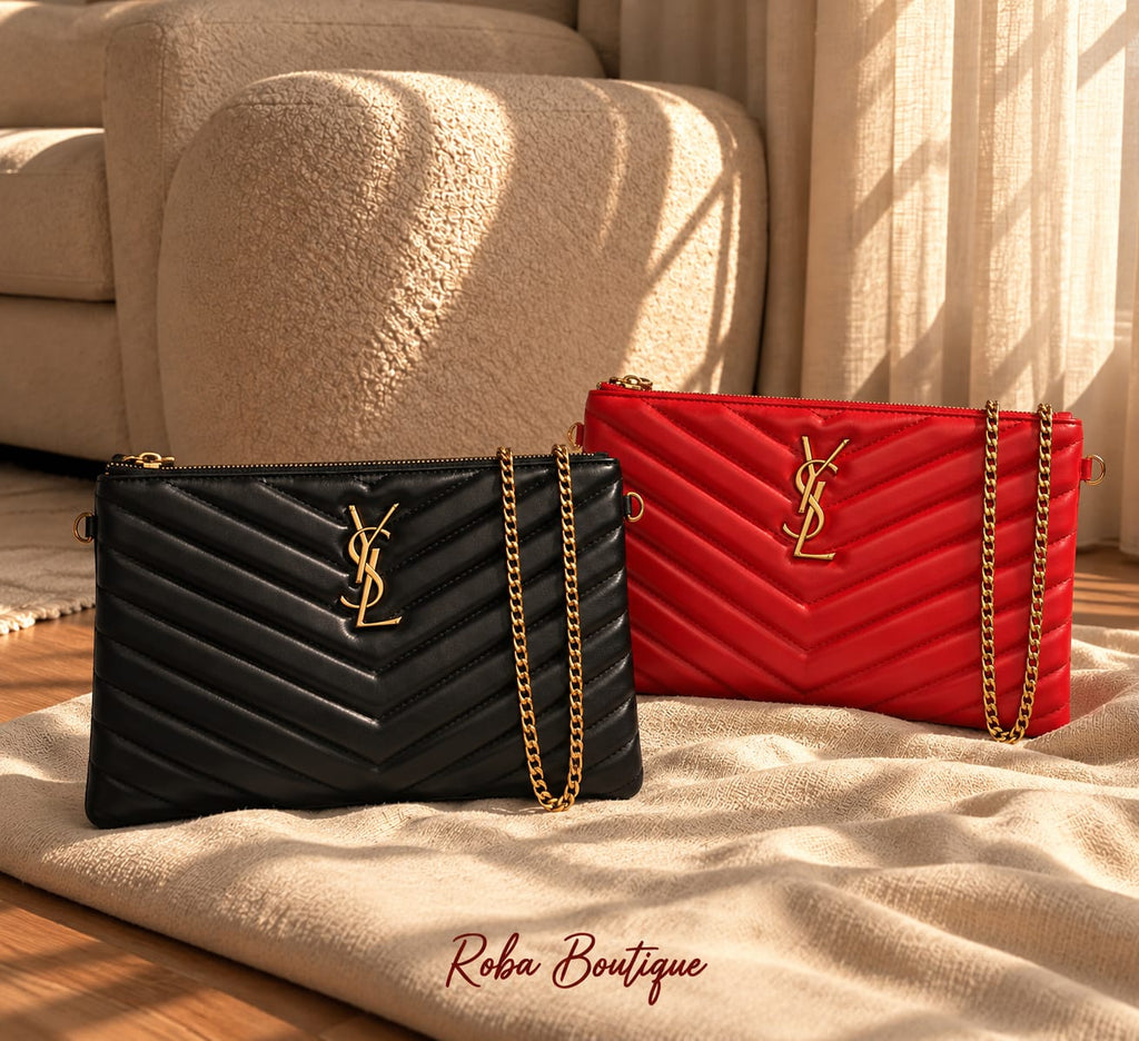 YSL Monogram Chevron