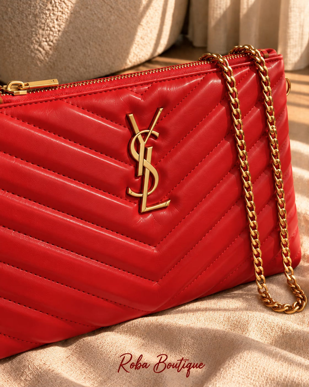 YSL Monogram Chevron