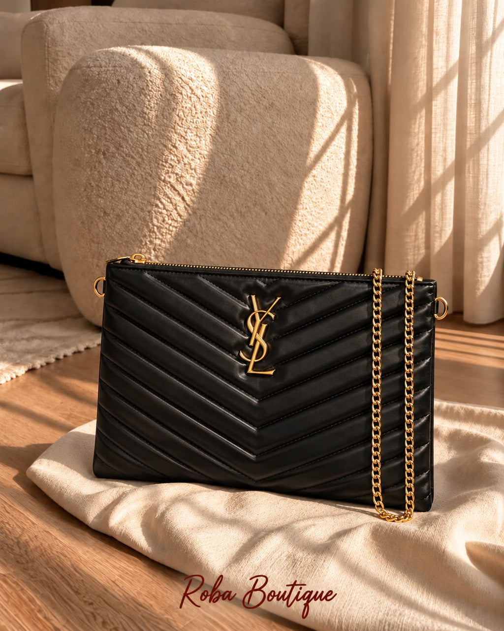 YSL Monogram Chevron