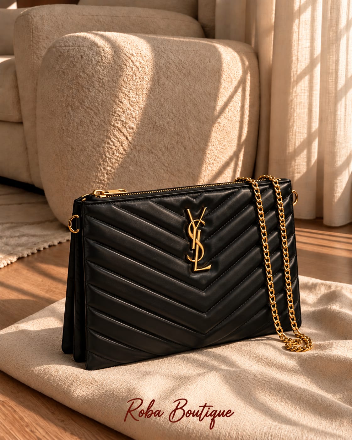 YSL Monogram Chevron