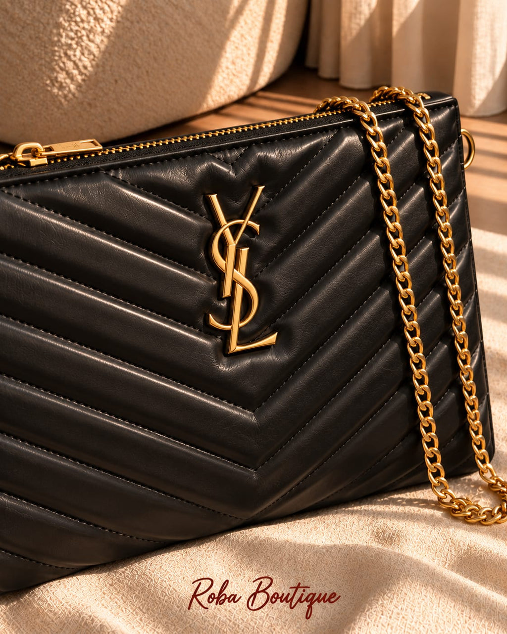 YSL Monogram Chevron