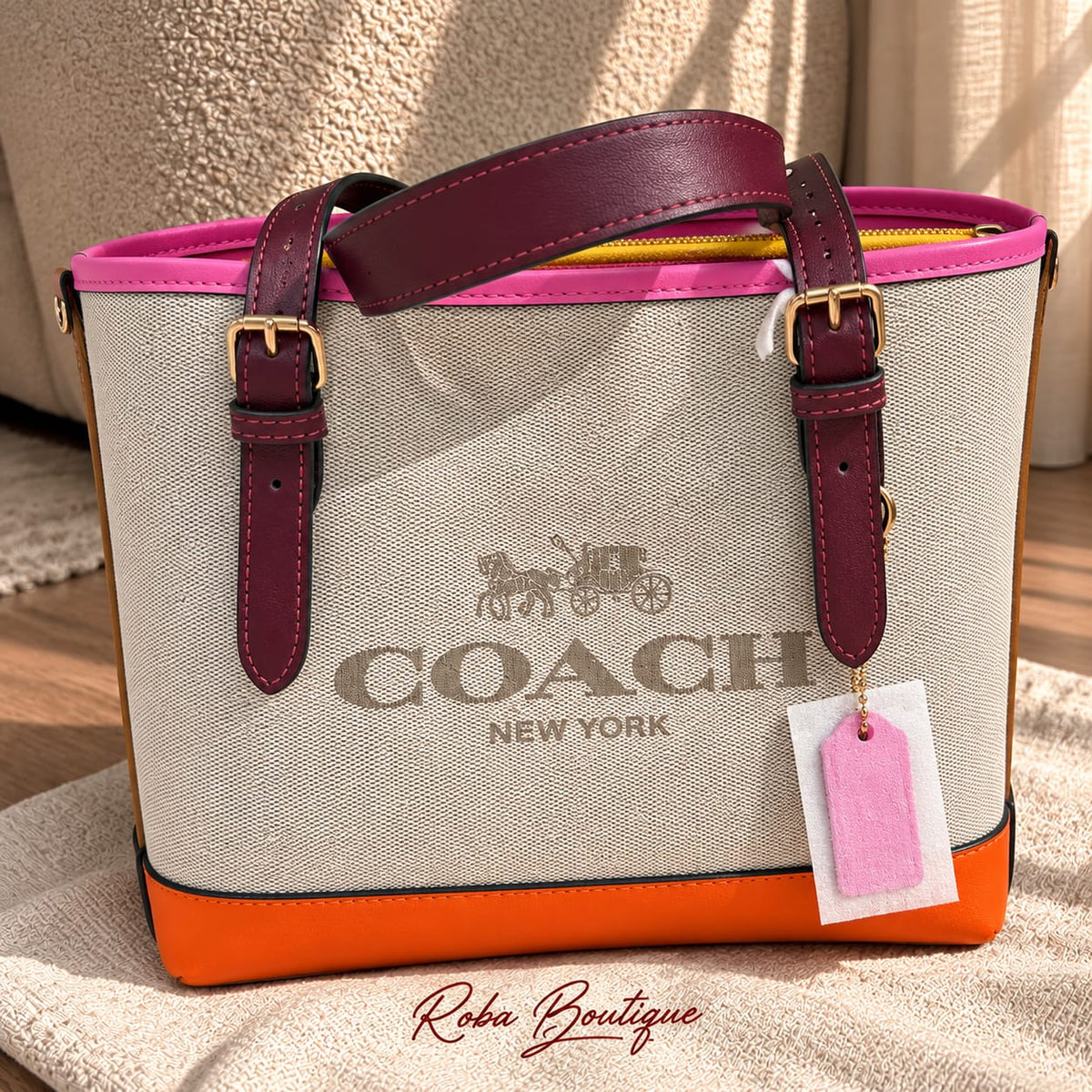 Coach Colorblock Canvas