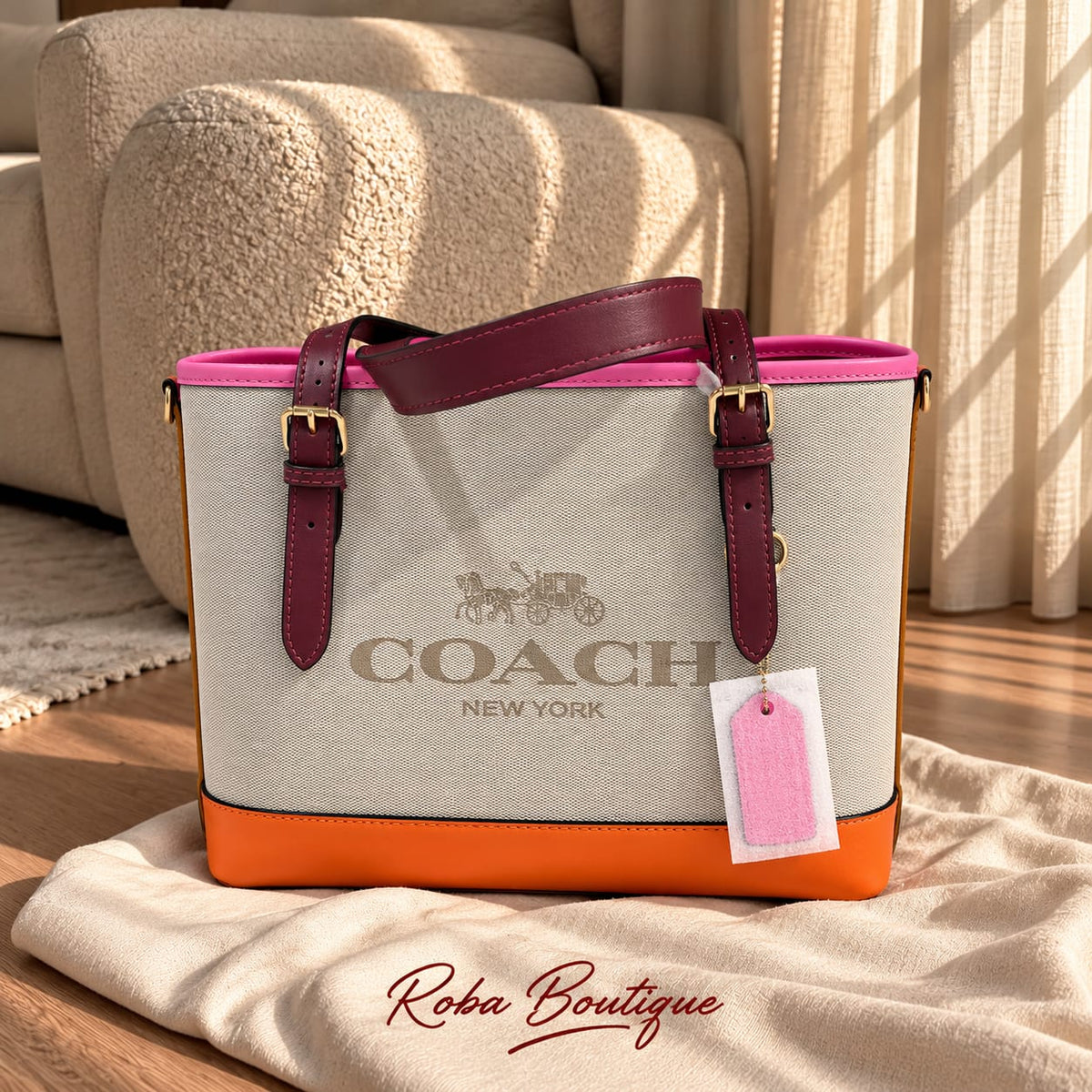 Coach Colorblock Canvas