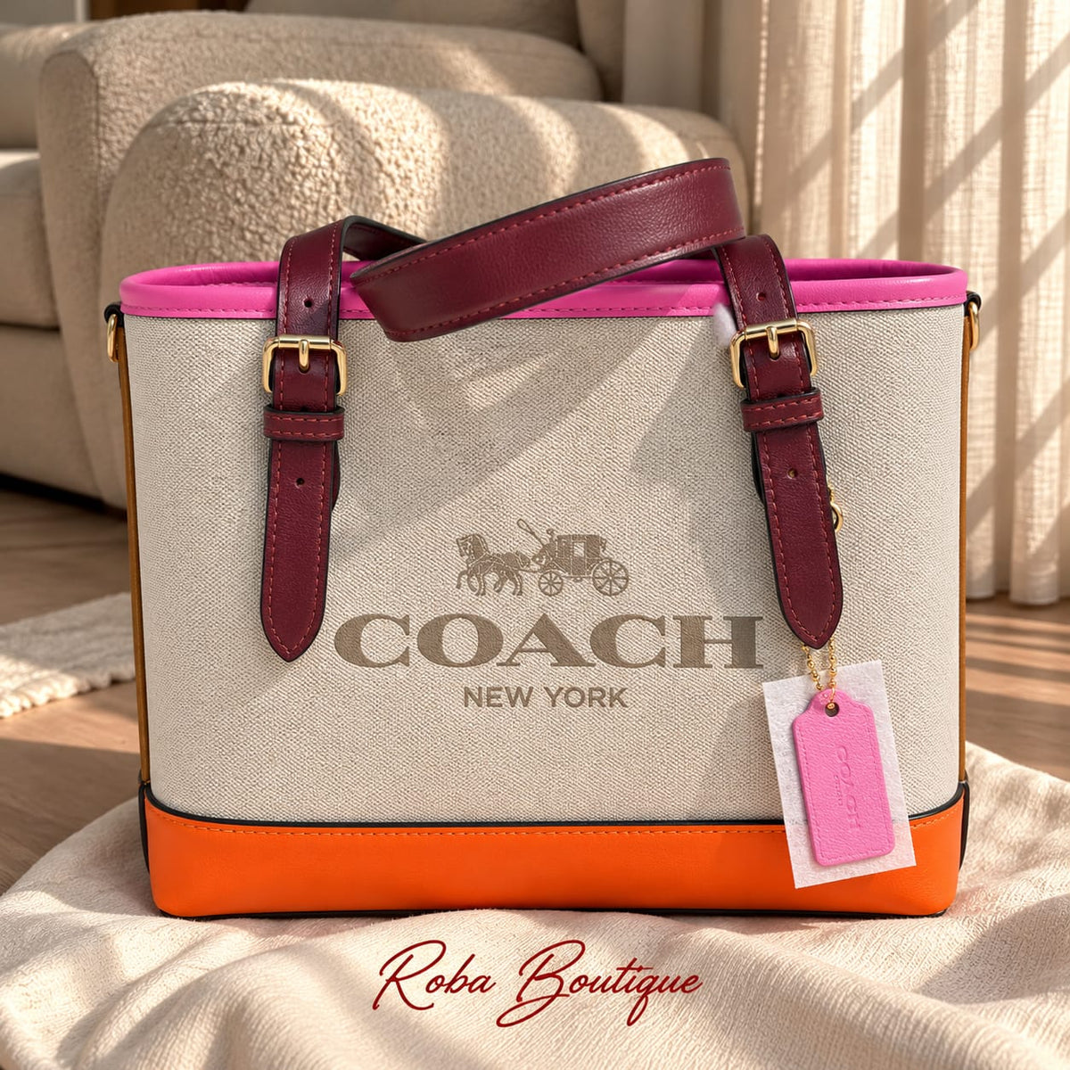 Coach Colorblock Canvas