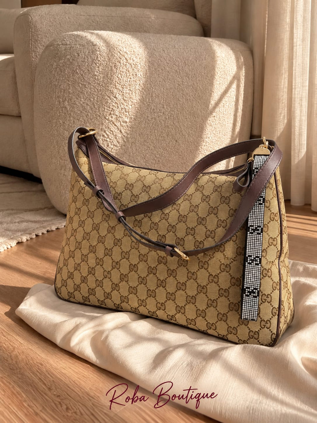 Gucci GG Canvas Hobo