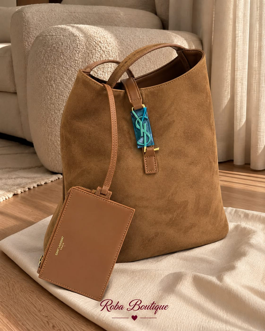 YSL Suede Hobo