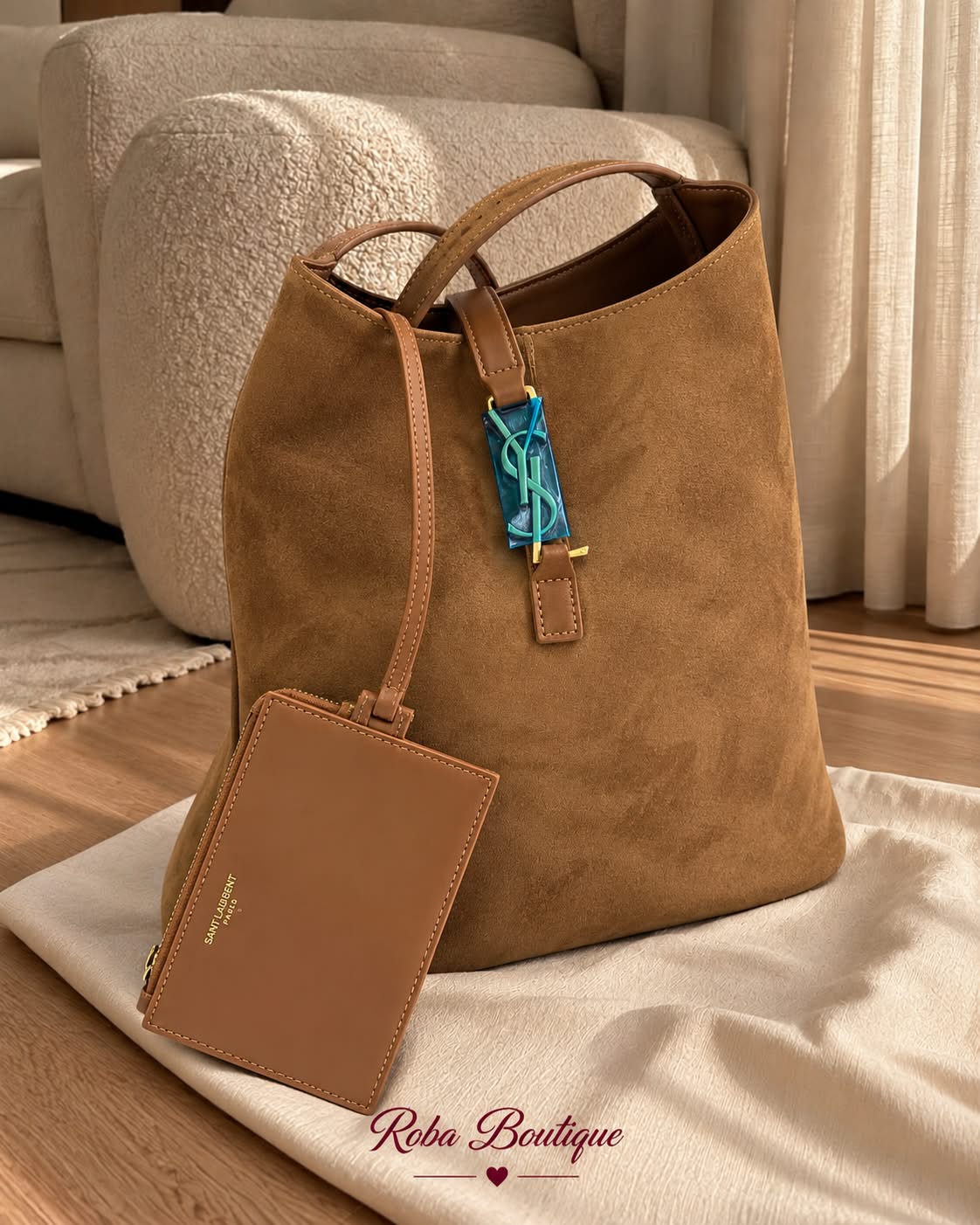 YSL Suede Hobo