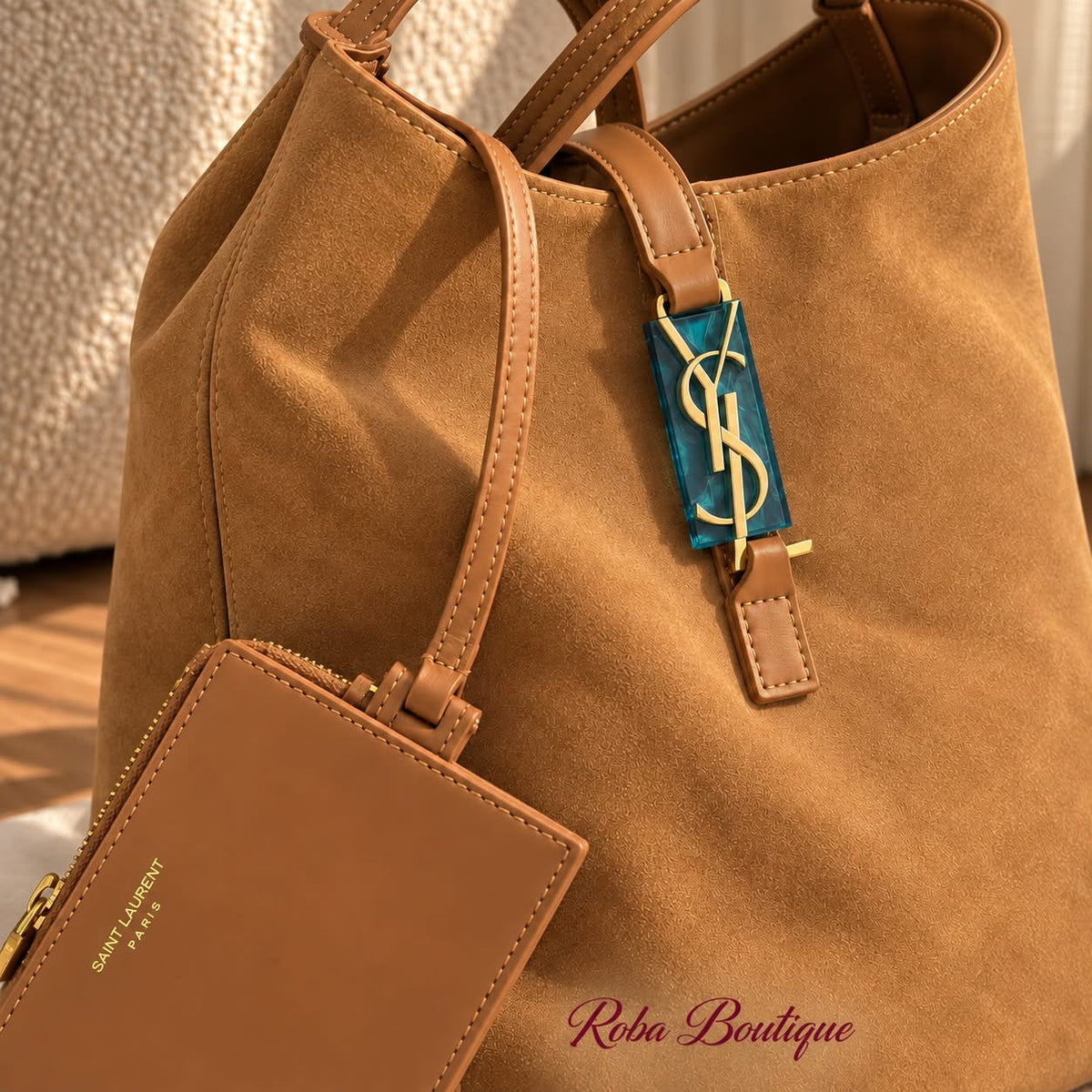 YSL Suede Hobo