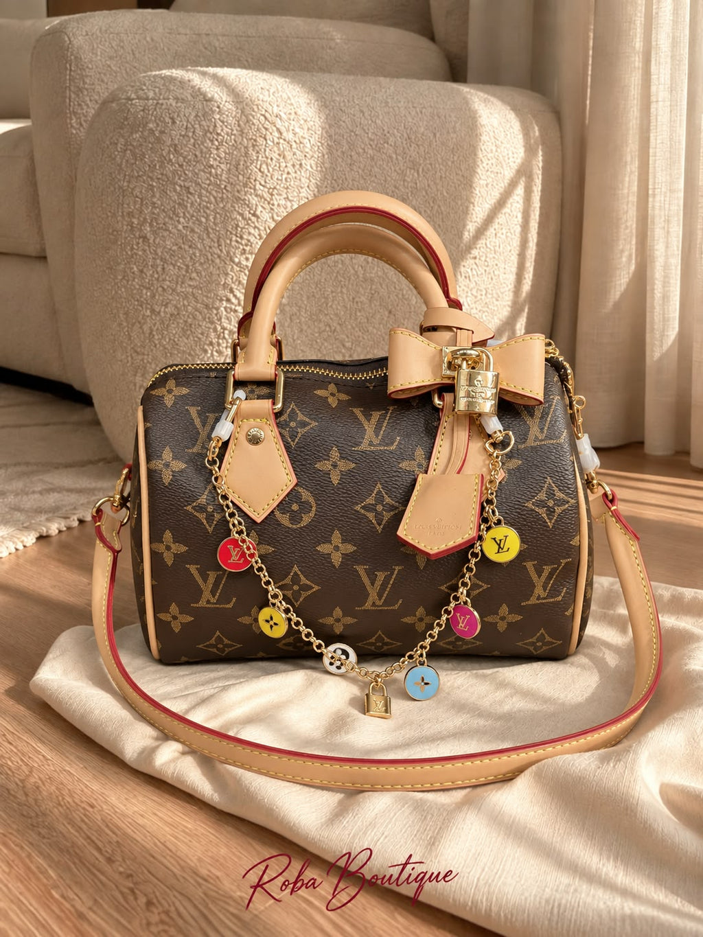 LV Charm Speedy