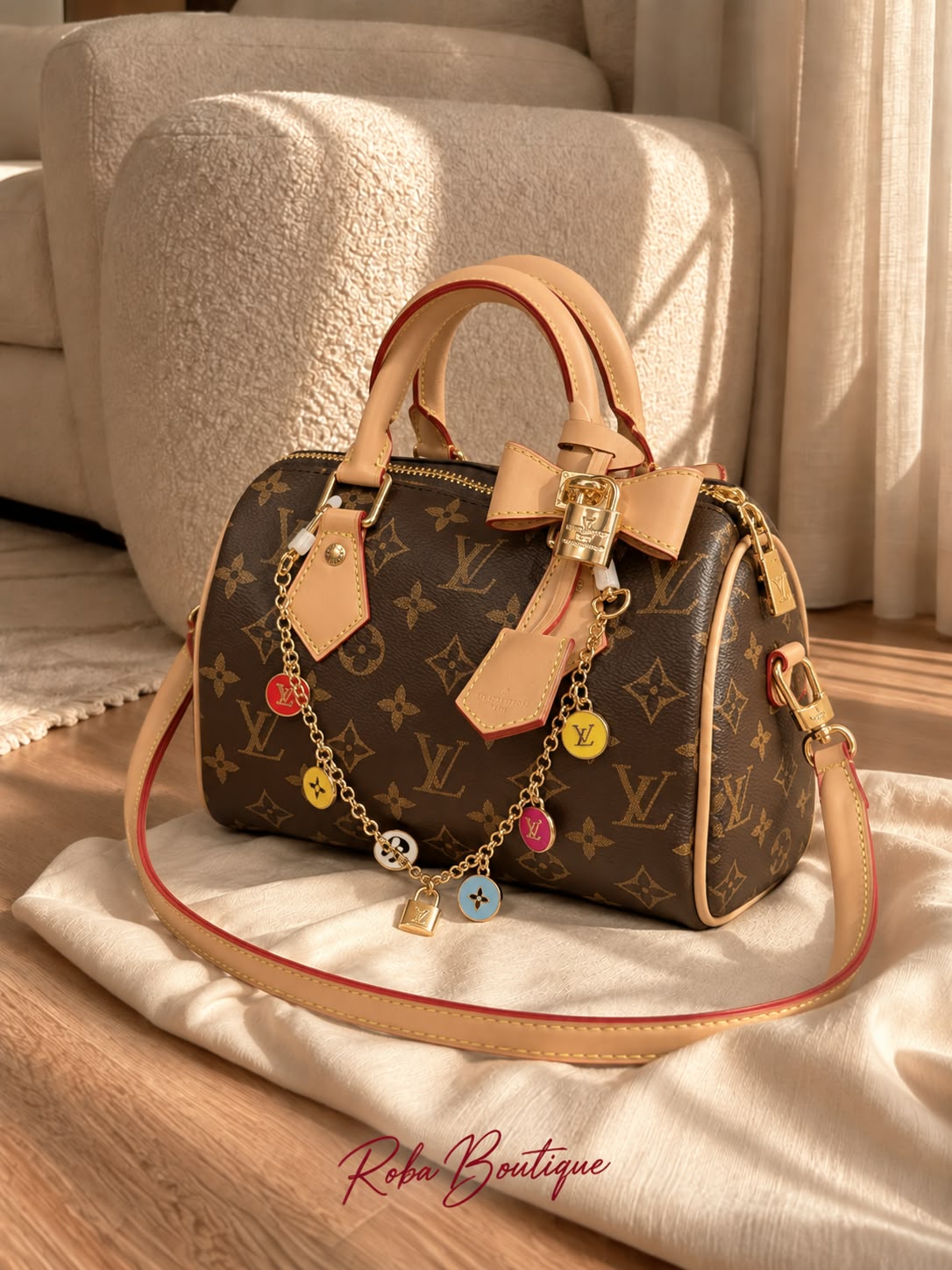 LV Charm Speedy
