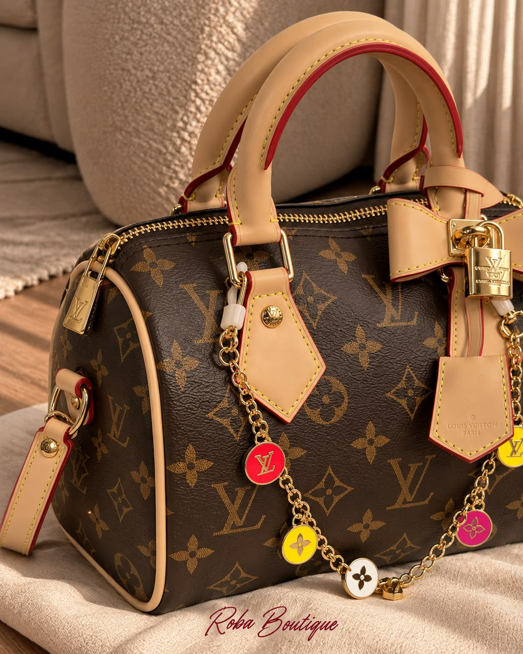 LV Charm Speedy