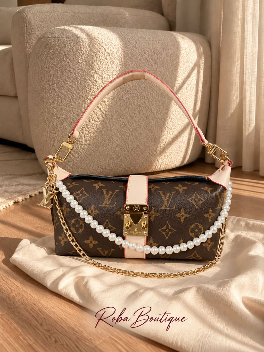 LV Monogram Pearl Chain