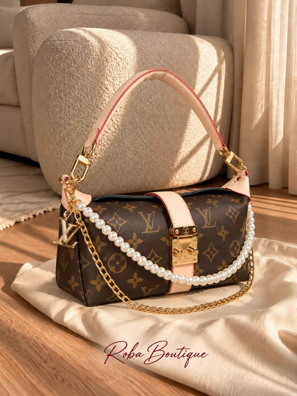 LV Monogram Pearl Chain