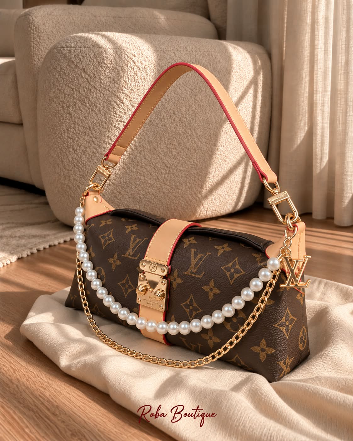 LV Monogram Pearl Chain