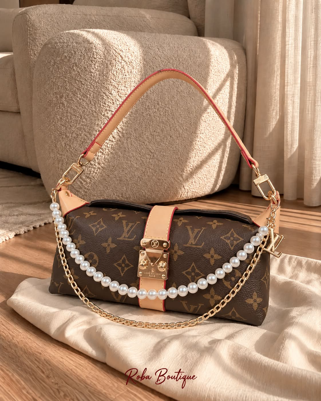 LV Monogram Pearl Chain