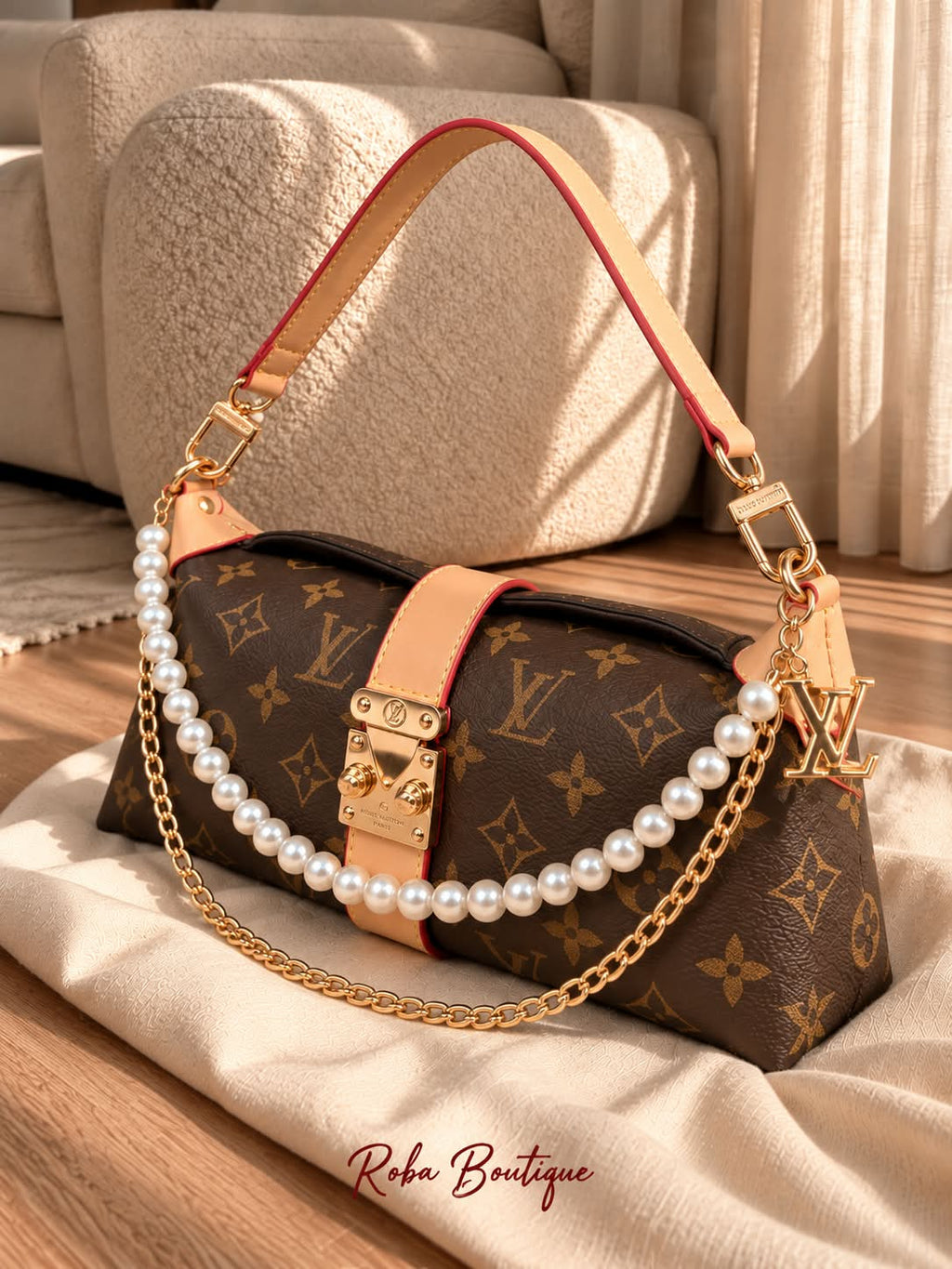 LV Monogram Pearl Chain