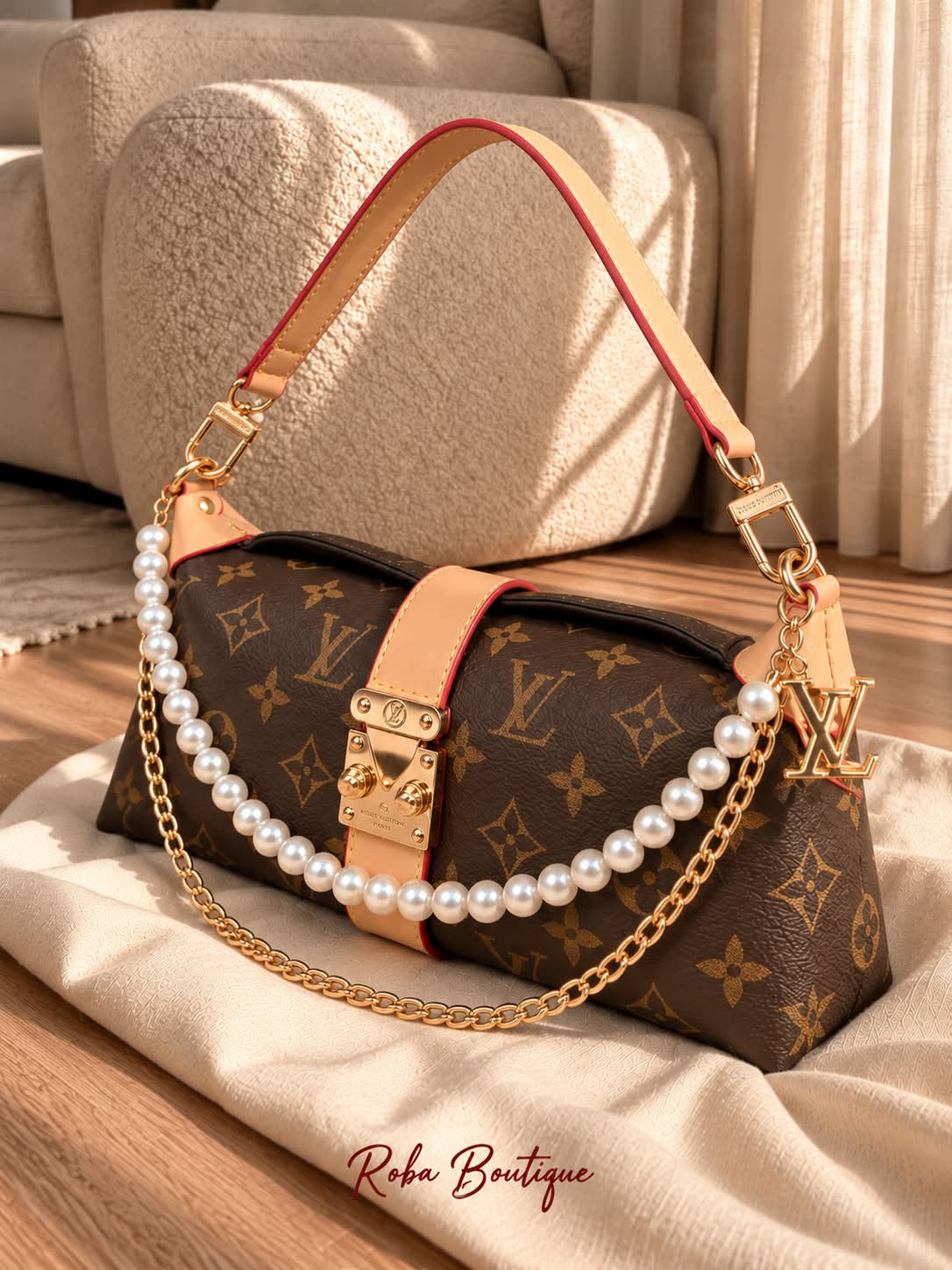 LV Monogram Pearl Chain