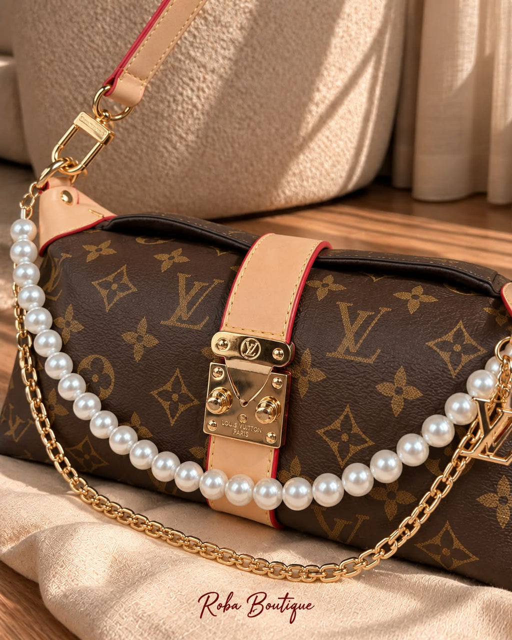 LV Monogram Pearl Chain
