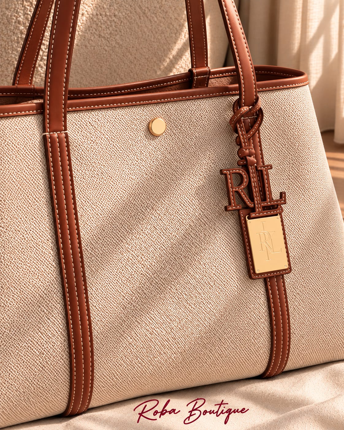 RALPH LAUREN Canvas Tote