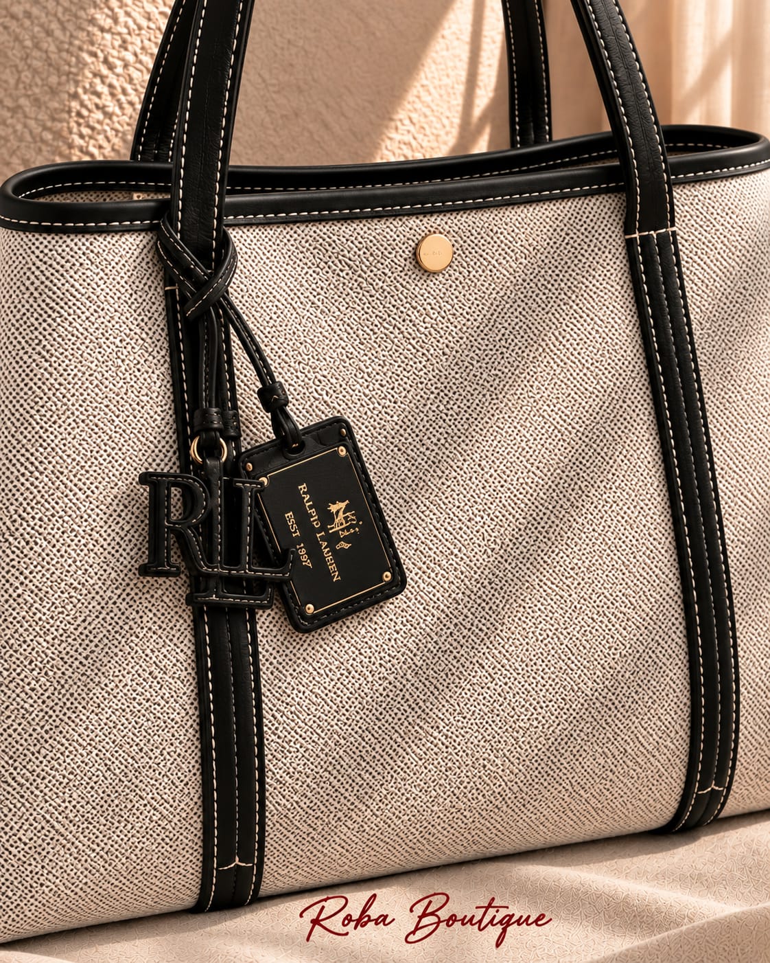 RALPH LAUREN Canvas Tote