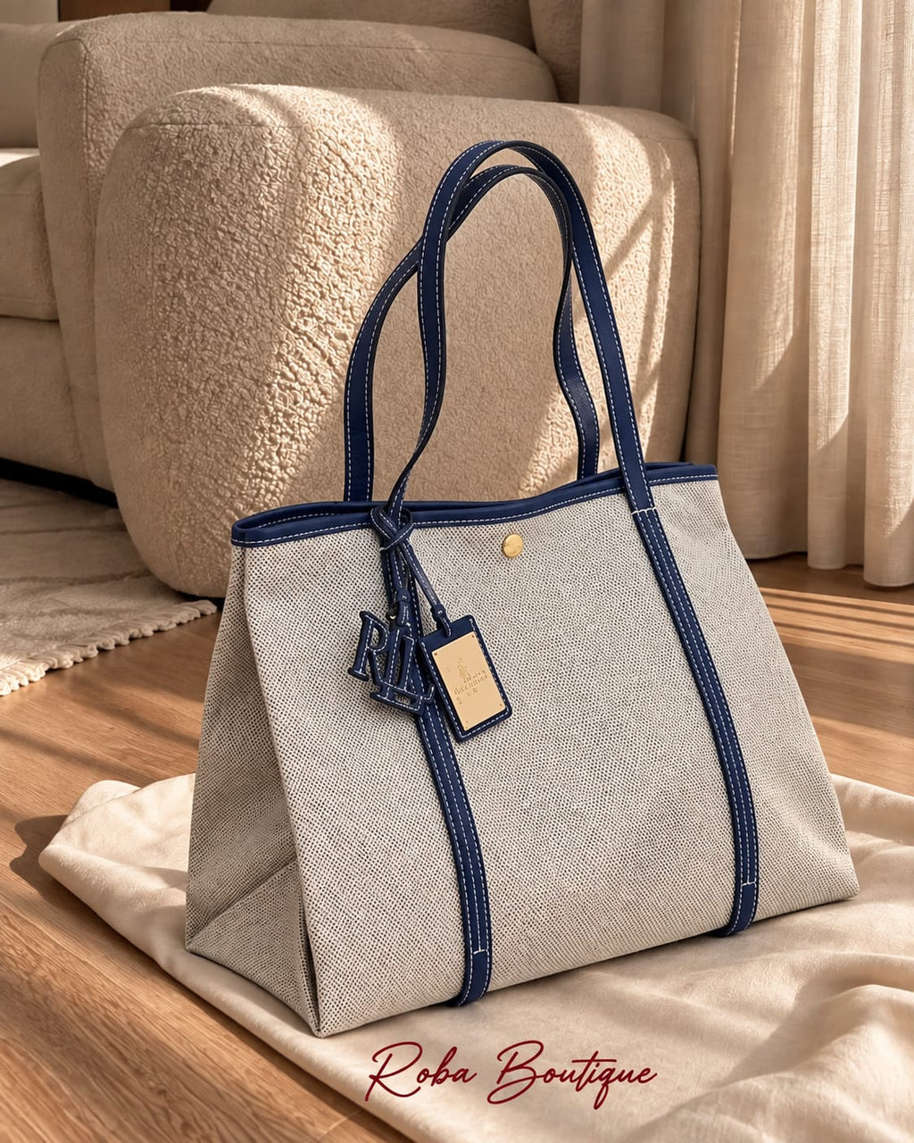 RALPH LAUREN Canvas Tote
