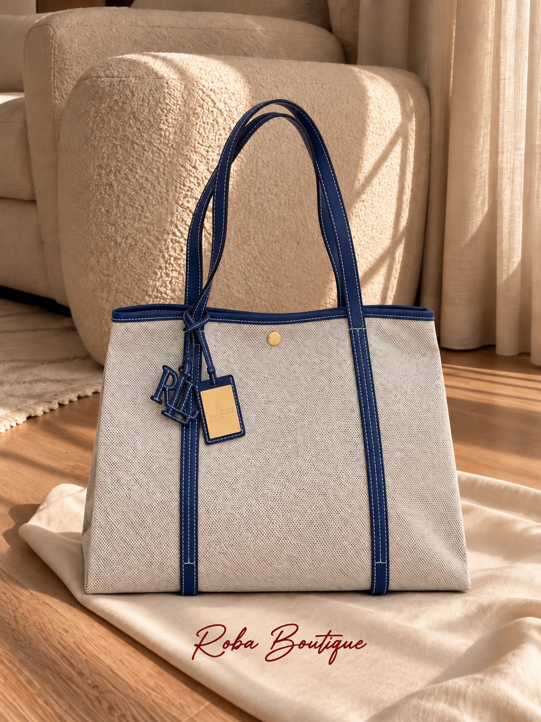 RALPH LAUREN Canvas Tote