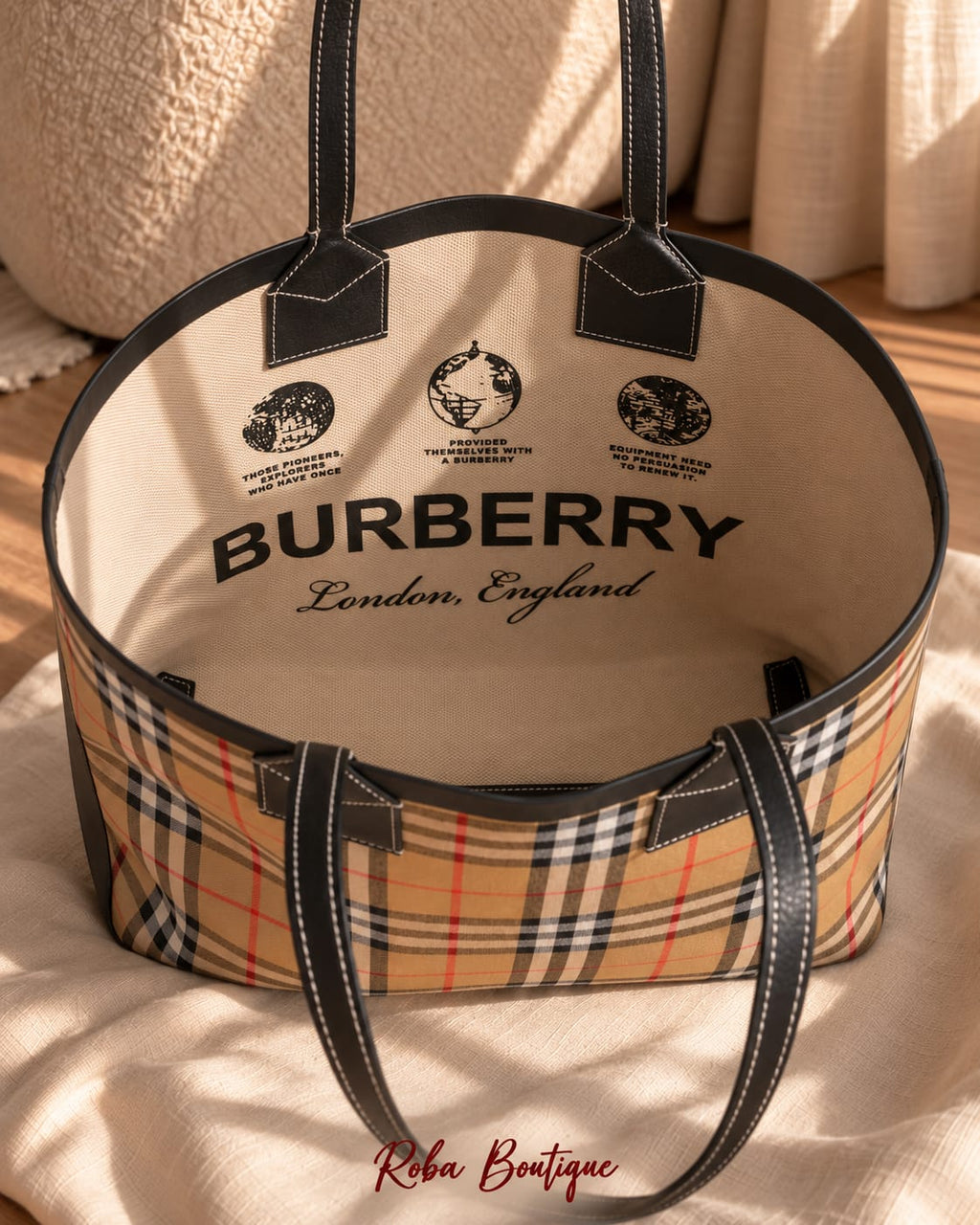 Burberry London tote bag