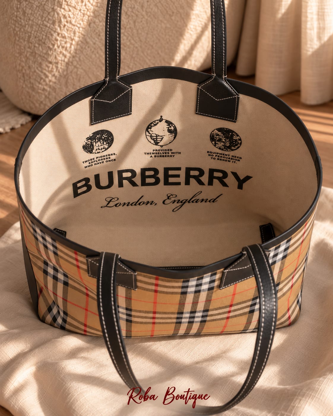 Burberry London tote bag